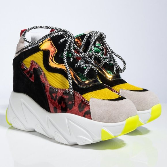 LIFE ME UP NOVELTY PLATFORM WEDGE SNEAKER - Picture 4 of 8